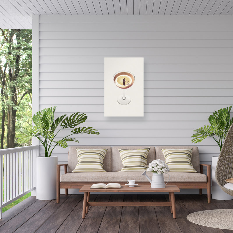 «Ologic »,« Bol My Drink Needs A Drink », impression sur toile, H 32 po x l 22 po