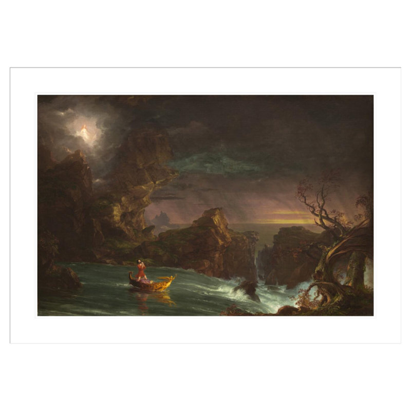 The Voyage of Life: Manhood by Thomas Cole - Framed Giclee Print, 29.86" H x 41.5" W