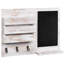 Wall Organiser With Key Hooks//Chalkboard/Mail Storage-1779814855