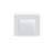 Badeloft 23.6" x 19.6" Square Stone Resin Wall Mounted Bathroom Sink WT-04-E-M in Matte White-40673388