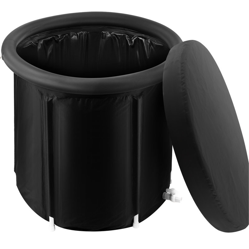 Baignoire gonflable de 31,5 po pour une immersion en eau froide relaxante, installation et entretien faciles avec anneau confortable