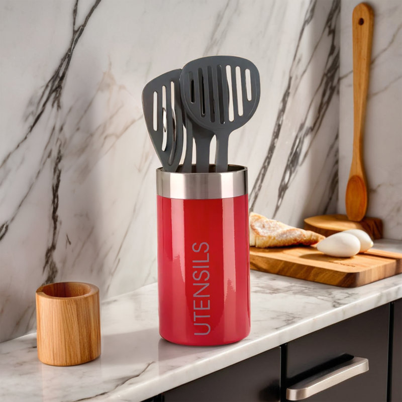 Metal Utensil Crock
