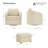 23.6” W  Upholstered Ottoman With Storage-950248369