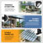 16 pi L 12 pi. Pergola Dmetal avec auvent