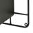 20"L Black Metal Vertical Wall Planters, Planter Stands (KD)
