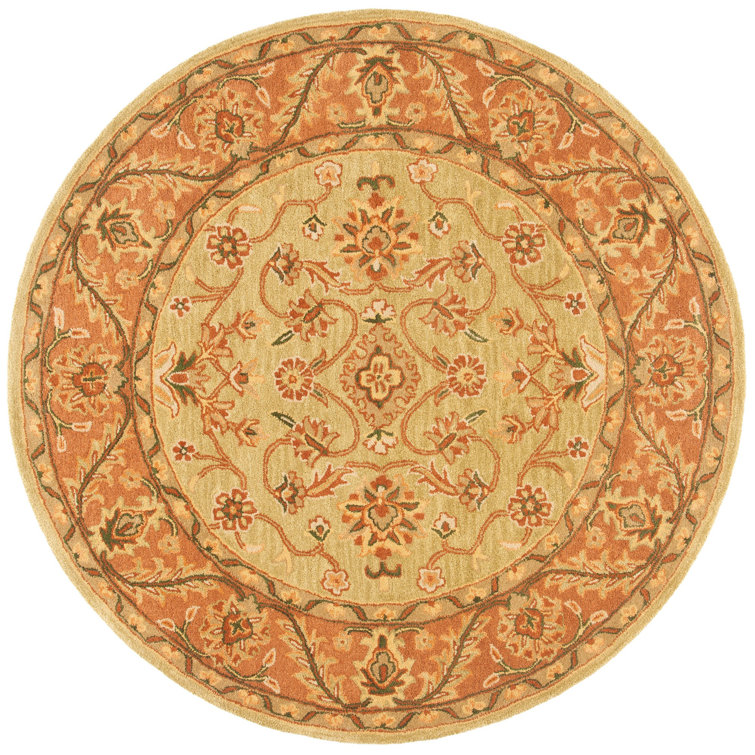 Santoyo Hand Tufted Wool Floral Rug