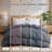 All Season Goose Feather Fiber Comforter Lightweight Duvet Insert, Full/Queen-129046632-129046634