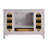 Chardell 48 " W Freestanding Standard Free Standing 1 Single Vanity Bathroom Vanity With Engineered Stone Top-1631763892