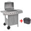 Gas Barbecue Grill 4+1 Cooking Zone-1474573885