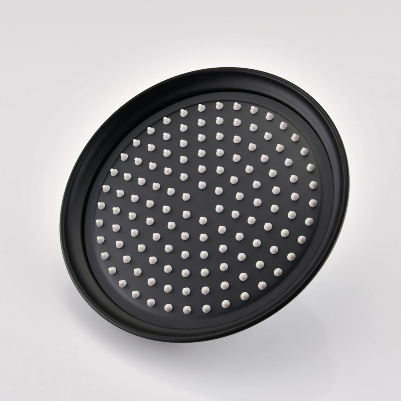 Matte Black Shower Faucet - 4 Spray Modes, Powerful Water Flow Fixture Single Handle, 360 Rotation, Matte Black