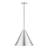 1 - Light Brushed Aluminum Pendant