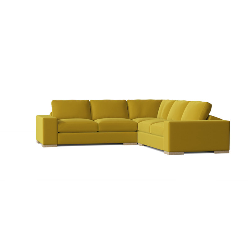 Canapé modulaire Brann de 120 po de largeur Brann, Blé, Noyer