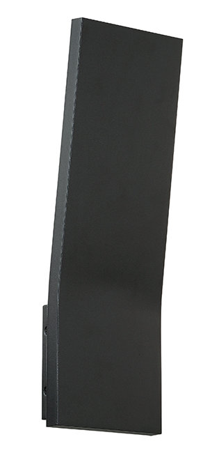 Blade LED Outdoor Flush Mount, Black, 16'' H x 5'' W x 3.13'' D