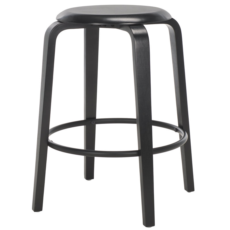 Eves 25.6" Counter Stool, Black