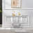 Bruneta 46.85'' Marble Top Console Table-602529383-602529385