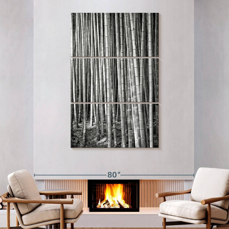 Alvord Thousand And One Bamboos, 74" H x 48" W