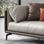 Fauteuil d'appoint rembourré en similicuir 48,5 po-123176106