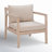 Amina Acacia Outdoor Lounge Chair-1042976996