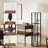 63'' Column Floor Lamp With Shelves and Bulb Included-440108903