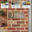 Plaque d’adresse murale sur 1 ligne-810226421-810225925