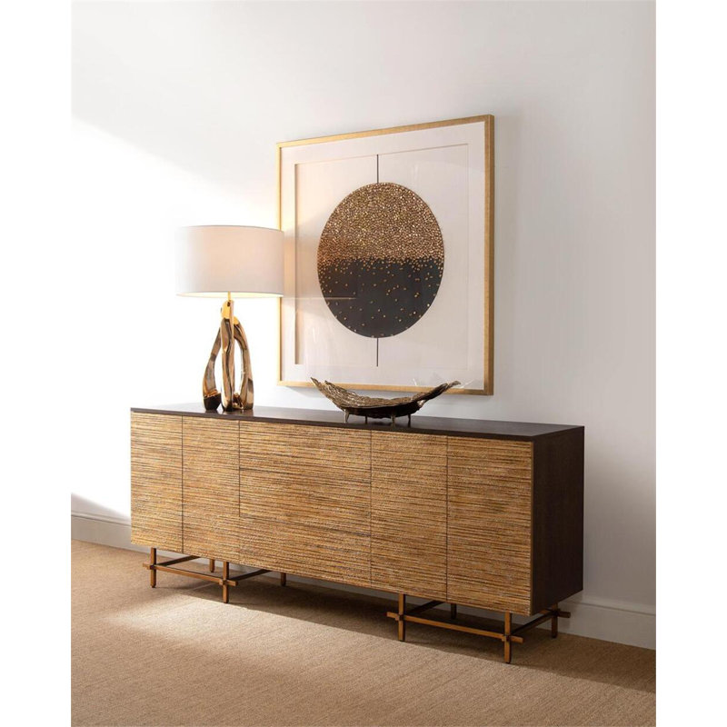 Lampe de table amorphe en laiton