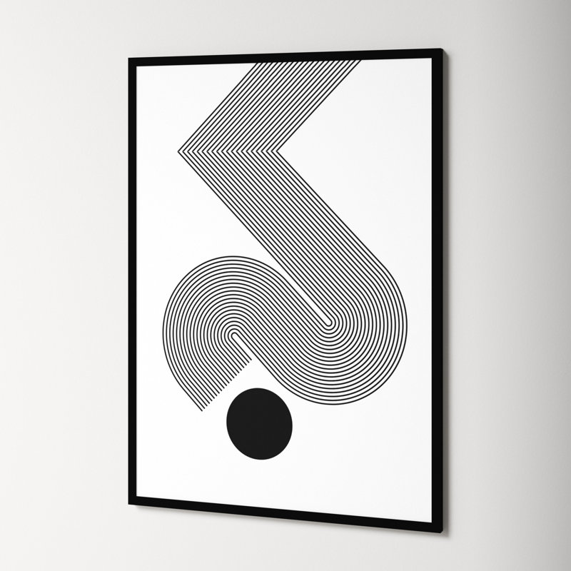 Out You Go by Simon West, 42.25" H x 30.25" W x 0.88" D, Black