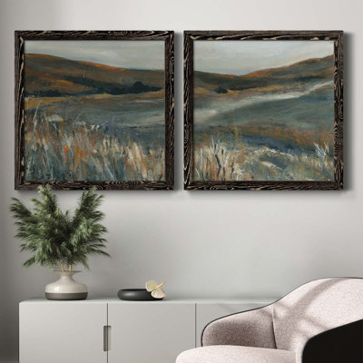 " Copper Dusk I " 2 - Pieces Painting Print