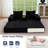 Boneless 4 In 1 Convertible Boneless Couch-745861706-746269361