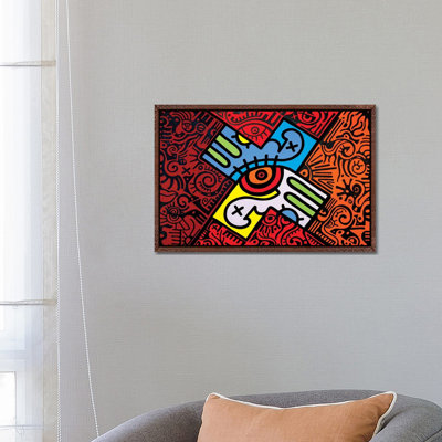 X Marks The Spot by Billy The Artist - Print on Canvas