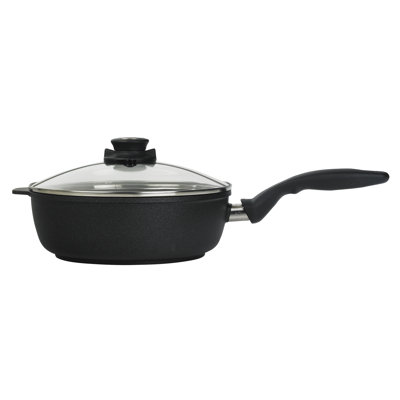 Non-Stick Cast Aluminum Saute Pan with Lid