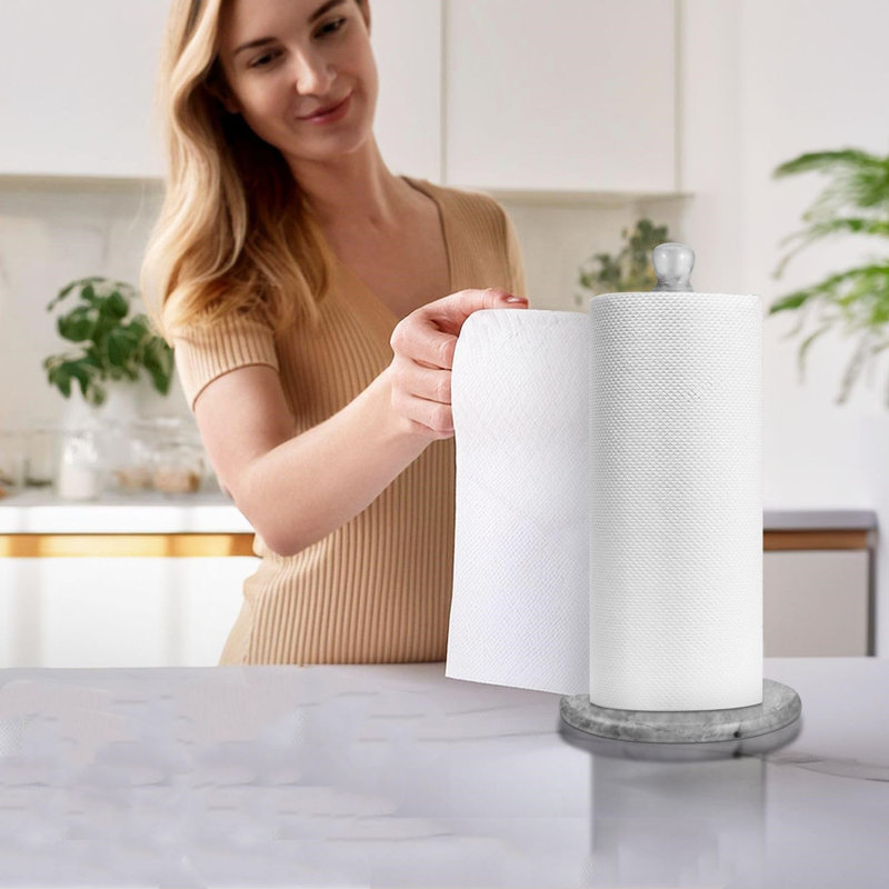 Marble Paper Towel Holder