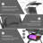 Folding Recliner Lounge Chair With Shade Canopy Cup Holder-894432589