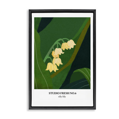  «Silly Lily Studio», affiche encadrée sur toile flottante par Incado