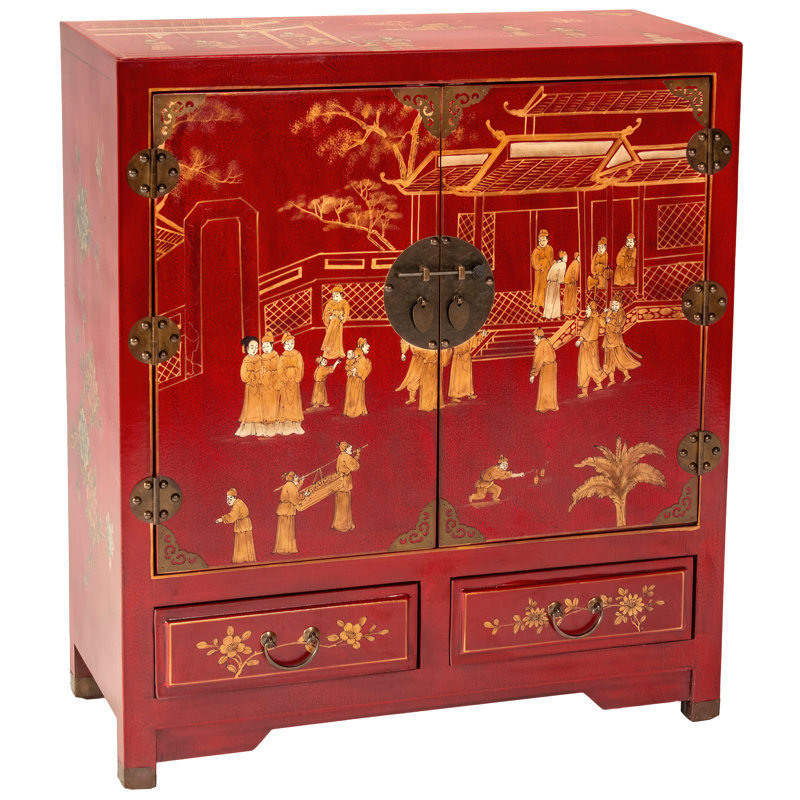 Solid Wood 2 - Door Accent Cabinet