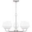 Sirkka 5-Light Matte Black Chandelier-113918085