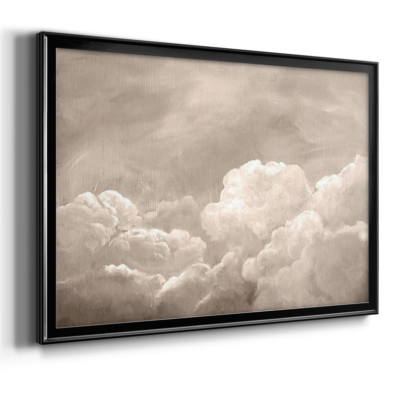 «Painted Clouds I», reproduction d'art sur toile, H 14 po x l 20 po x P 1,5 po, Noir