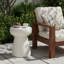Tables durables de patio, accent moderne de champignon d'oxyde de magnésium pour le patio à la maison