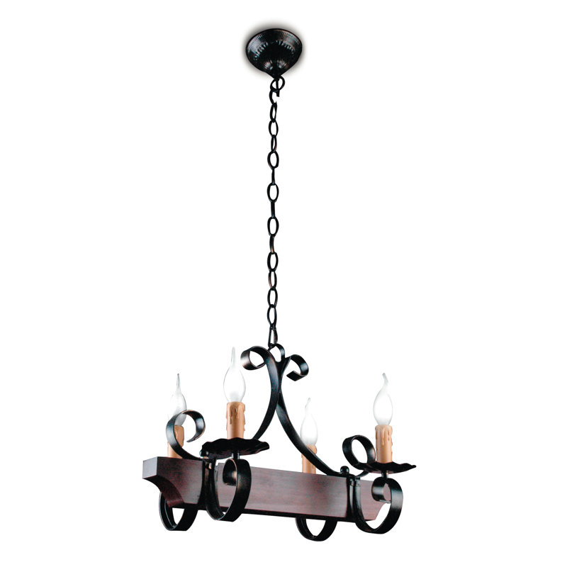 Donegan 4 - Light Candle Style Chandelier