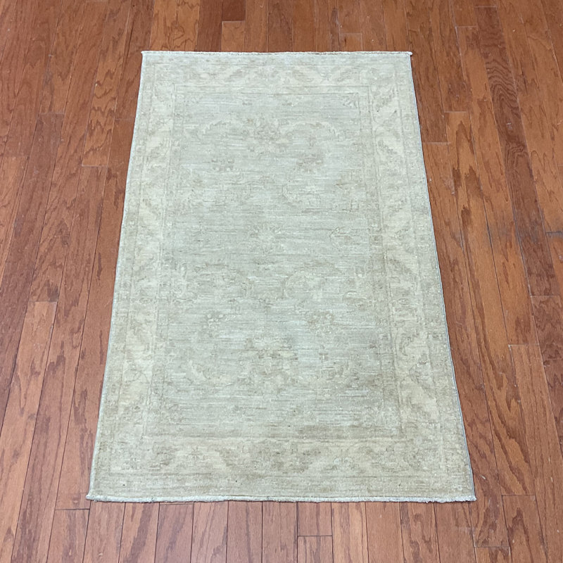  Handmade Oushak Wool Rug