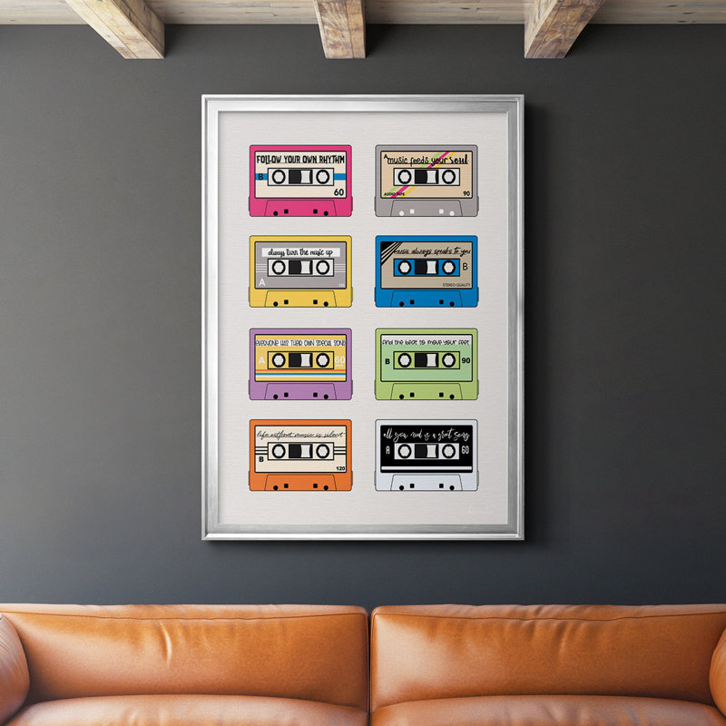 «Musical Inspiration», reproduction encadrée de qualité supérieure - prête à être accrochée, H 36,5 po x l 26,5 po x P 1 po