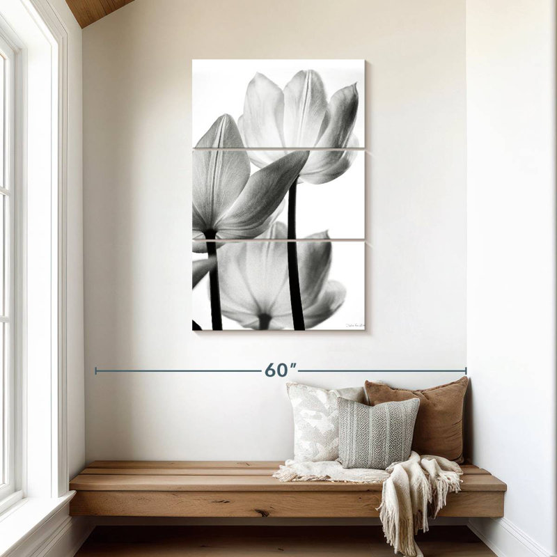 Harnek Translucent Tulips I, 45" H x 28" W