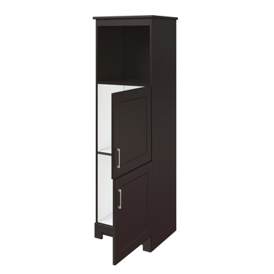 Armoire à linge espresso MagraWoods Martrail l 18-1 / 2 po x P 15-1 / 8 po x H 60 po