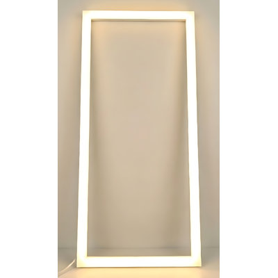 Éclairage encastré à grille DEL - Panneau lumineux à cadre mince pour éclairage de plafond commercial (bureau, école, hôpital)