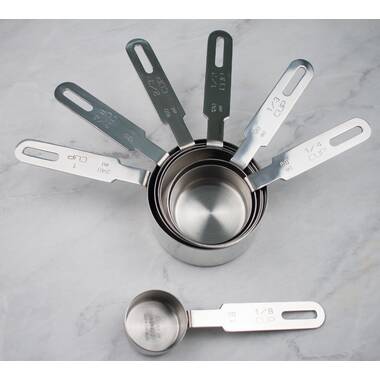 Ebern Designs Schurman 7 -Piece Stainless Steel Measuring Cup Set