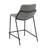 Upholstered Counter Stool with Metal Frame-1946632723