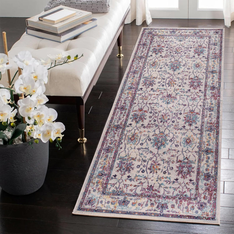 Soft Medium Pile Area Rugs Living Room Carpet Pad Oriental Vintage Rug Non Slip Entryway Rug A0086, Runner 80 x 240 cm