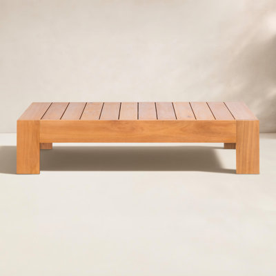 Leon 52" Eucalyptus Patio Table