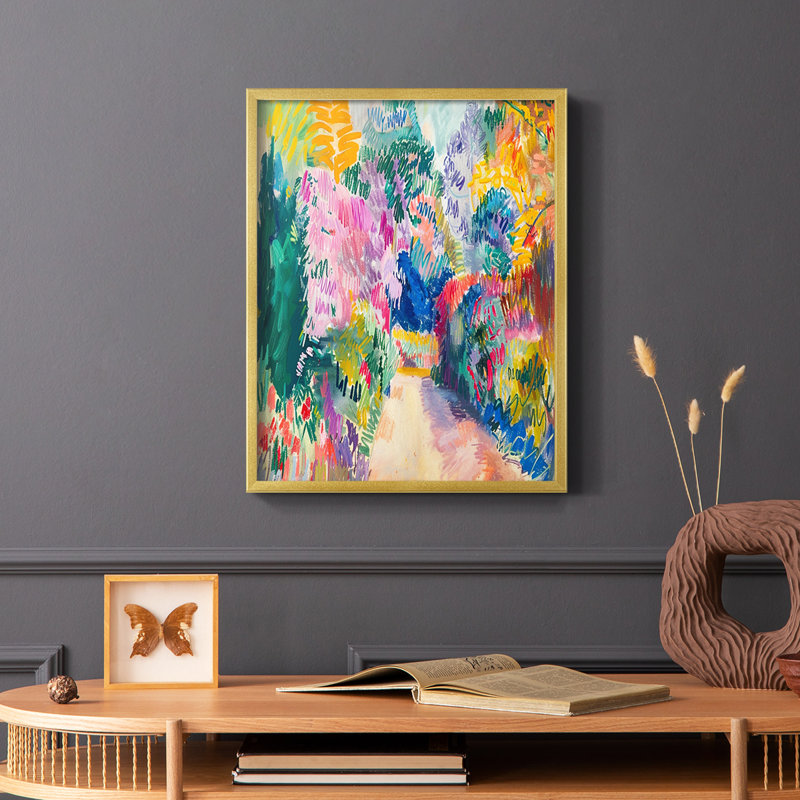 Matisse XLII, reproduction encadrée - bois massif, H 28 po x l 22 po