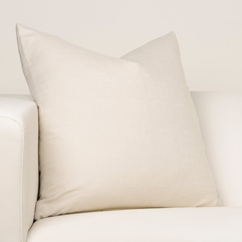 Legend Pillow, Square 20", Polyester/Polyfill, Ivory