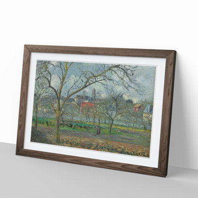Laumone in Winter by Camille Pissarro - Picture Frame Painting